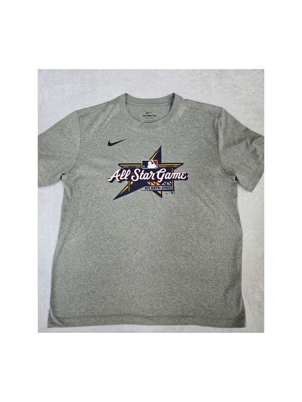 Nike MLB 2025 All Star Game T Shirt Large Gray Baseball Graphic Tee